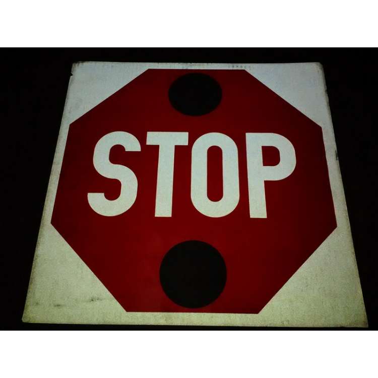 PDP Stop Sign Decal